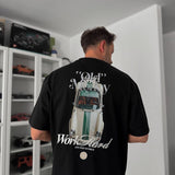 Camiseta Oversized Old Money Work Hard